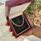 TO OUR SON, ARTISAN CUBAN LINK CHAIN NECKLACE
