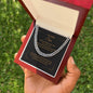 TO OUR SON, ARTISAN CUBAN LINK CHAIN NECKLACE